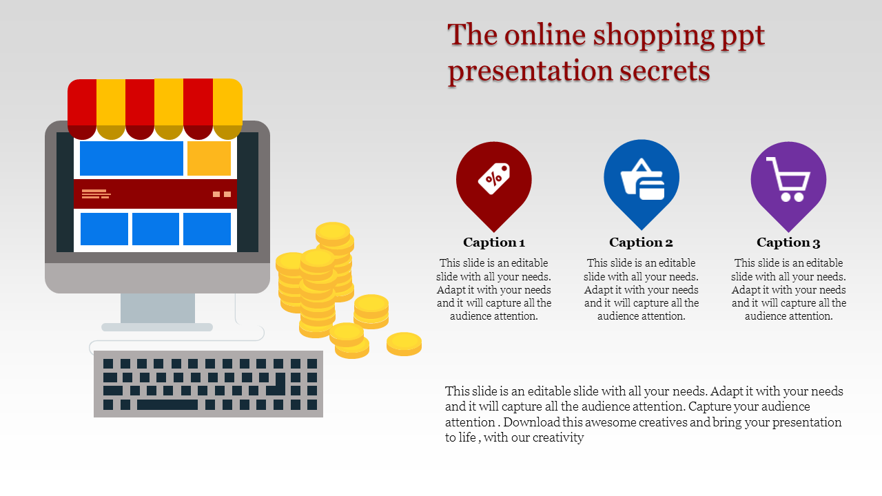 Our Predesigned Online Shopping PowerPoint Presentation
